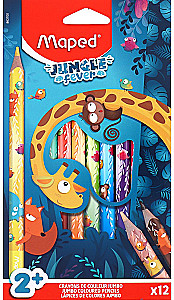 Цветные карандаши MAPED Jumbo Jungle Fever