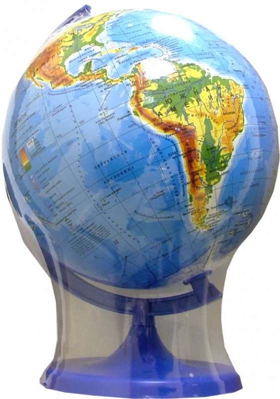 Глобус физико-географический d 220мм
