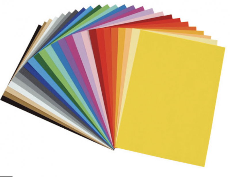 Цветной картон А4, 30 листов