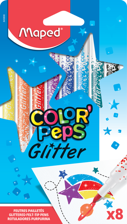 Фломастеры MAPED Color'peps Glitter