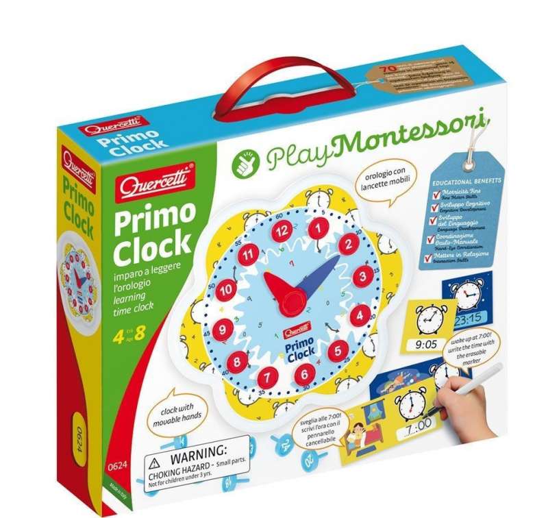 Первые часы Montessori Quercetti