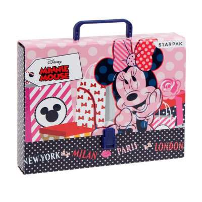 Папка-портфель A4 Minnie Mouse